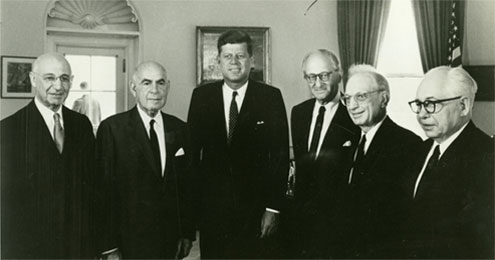 Jacob Blaustein with President Kennedy
