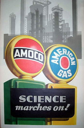 Gasoline Advertisment - Science Marches On