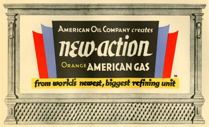Orange American Gas Advertisment