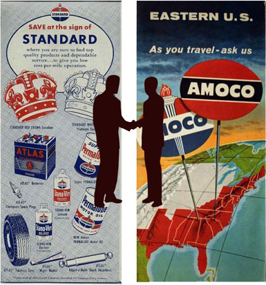 Standard Oil and Amoco Advertisments