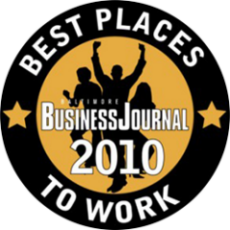 Best Places to Work 2010 - Finalist